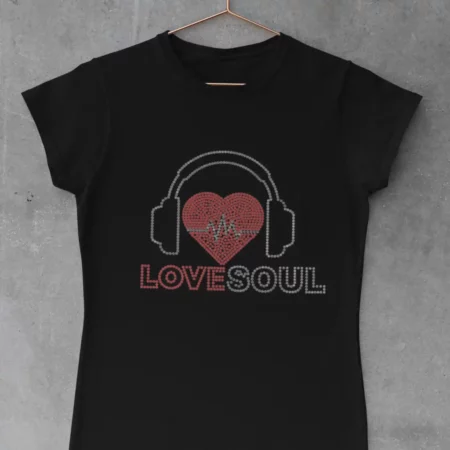Love Soul Rhinestone T-Shirt