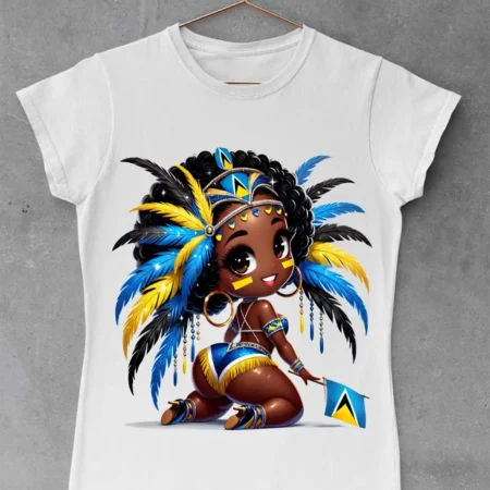 St Lucia Carnival Queen T-Shirt