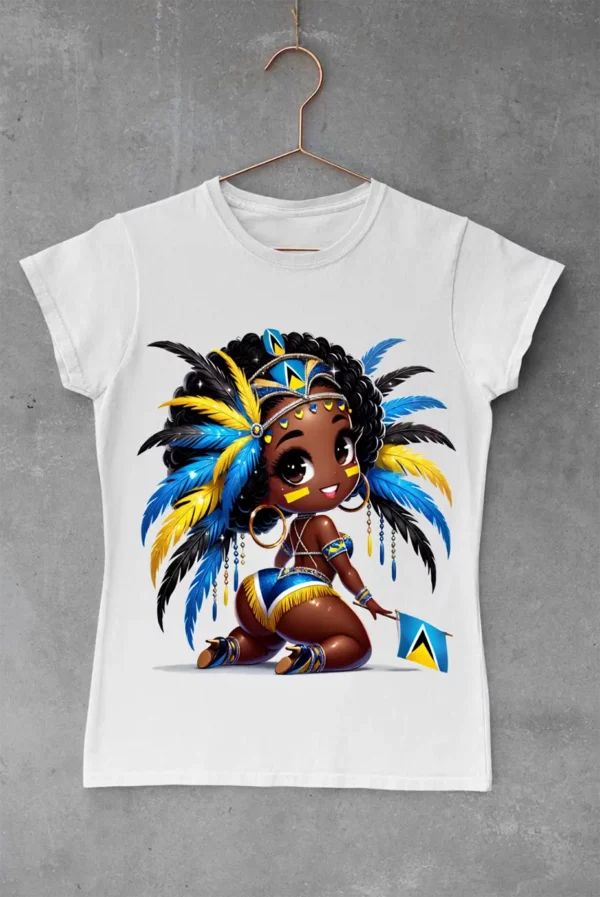 St Lucia Carnival Queen T-Shirt