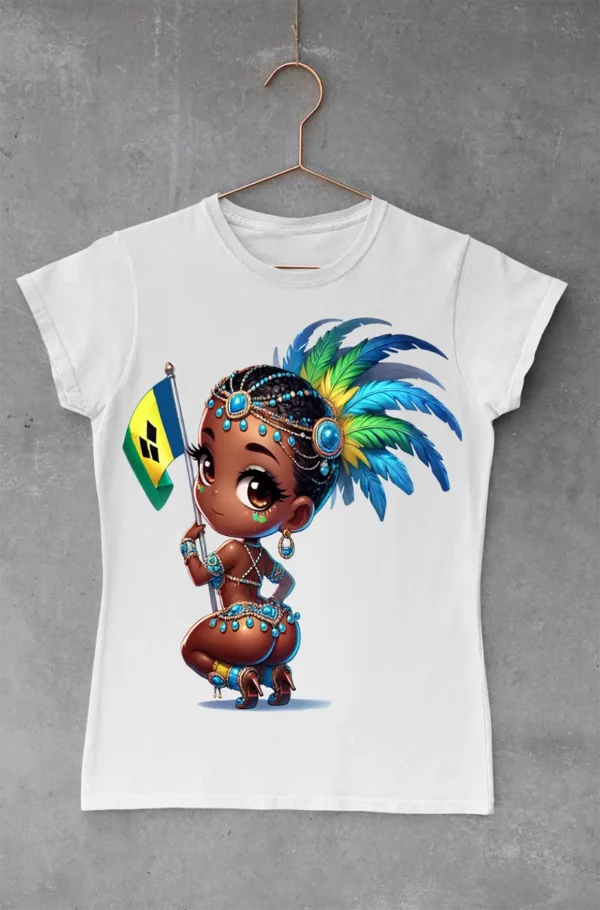 St Vincent Carnival Queen T-Shirt