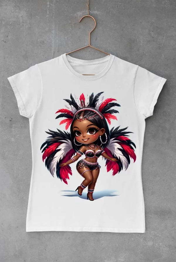Trinidad Carnival Queen T-Shirt - Image 2