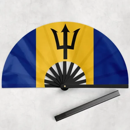 Barbados Bamboo Hand Held Fan