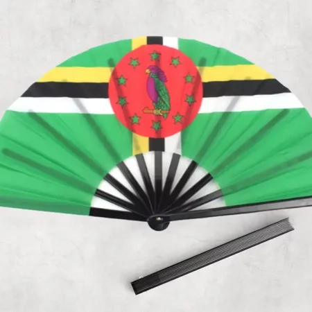 Dominica Bamboo Hand Held Fan